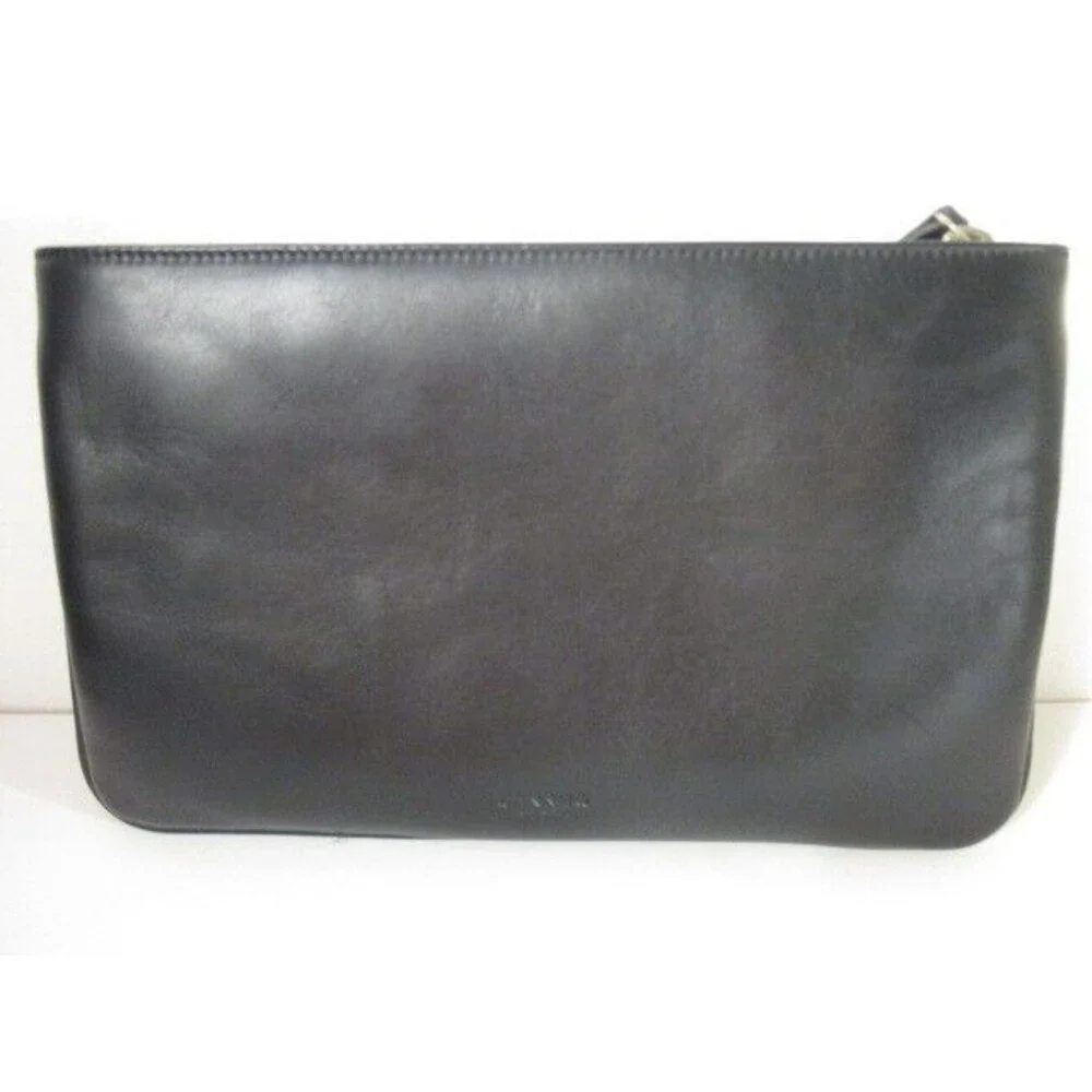 Dannijo Womne's Viper Soma Metallic Chain Leather Clutch Bag NWOT 695